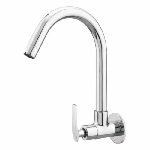 Sink Cock with Long Swinging Spout